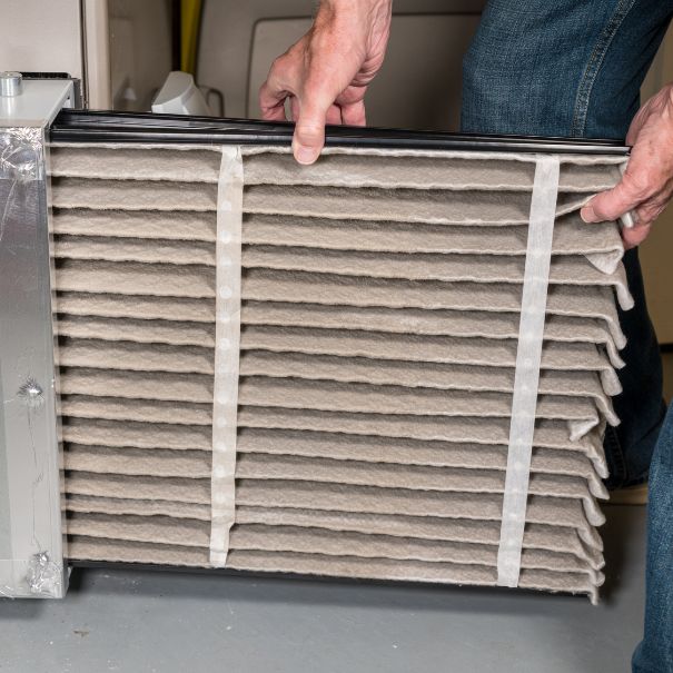 Dirty furnace filter